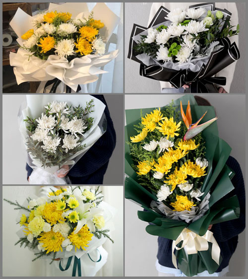 海南海口市龙华区龙泉镇翰香村白事花束代送